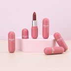 Portable Mini Lipstick Set Capsules Matte Lipstick