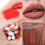 Portable Mini Lipstick Set Capsules Matte Lipstick