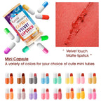 Portable Mini Lipstick Set Capsules Matte Lipstick