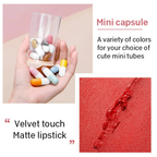 Portable Mini Lipstick Set Capsules Matte Lipstick
